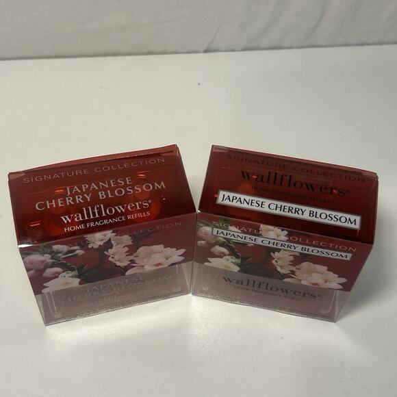 Slatkin & Co Wallflowers Japanese Cherry Blossom 3 Pack Diffuser Refills BBW - Picture 2 of 5